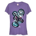 thumbnail image 1 of Junior's Marvel Captain Marvel Geometric Space  Graphic Tee Purple Medium, 1 of 2