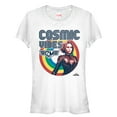 thumbnail image 1 of Junior's Marvel Captain Marvel Rainbow Cosmic Vibes  Graphic Tee Athletic Heather Large, 1 of 2