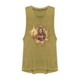 thumbnail image 1 of Junior's Marvel Captain Marvel Shining Star  Festival Muscle Graphic Tee Gold Heather X Large, 1 of 3