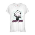 thumbnail image 1 of Junior's Marvel Cartoon Kawaii Spider-Gwen  Graphic Tee White X Large, 1 of 2