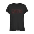 thumbnail image 1 of Junior's Marvel Classic Outline Logo  Graphic Tee Black 2X Large, 1 of 2
