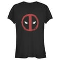 thumbnail image 1 of Junior's Marvel: Deadpool Chalk Drawing Logo Graphic T-Shirt, 1 of 4