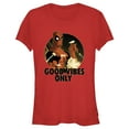 thumbnail image 1 of Junior's Marvel Deadpool Good Vibes Only  Graphic Tee Red Medium, 1 of 3