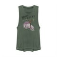 thumbnail image 1 of Junior's Marvel Deadpool Lucky Unicorn St. Patrick's  Festival Muscle Graphic Tee Pine Green Heather Small, 1 of 3