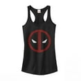 thumbnail image 1 of Junior's Marvel Deadpool Mask Classic  Racerback Tank Top Black 2X Large, 1 of 4