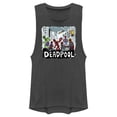 thumbnail image 1 of Junior's Marvel: Deadpool & Wolverine Avengers Squad Festival Muscle Graphic T-Shirt, 1 of 4