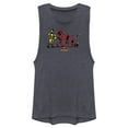 thumbnail image 1 of Junior's Marvel: Deadpool & Wolverine Evolution Festival Muscle Graphic T-Shirt, 1 of 4