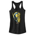 thumbnail image 1 of Junior's Marvel: Deadpool & Wolverine Half Face  Racerback Tank Top, 1 of 5