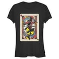 thumbnail image 1 of Junior's Marvel: Deadpool & Wolverine Playing Card Graphic T-Shirt, 1 of 4