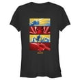 thumbnail image 1 of Junior's Marvel: Deadpool & Wolverine Red and Yellow Panels  Graphic T-Shirt, 1 of 4