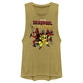 thumbnail image 1 of Junior's Marvel: Deadpool & Wolverine Team in Action  Festival Muscle Graphic T-Shirt, 1 of 4