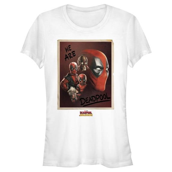 Junior's Marvel: Deadpool & Wolverine We Are Portrait Graphic T-Shirt