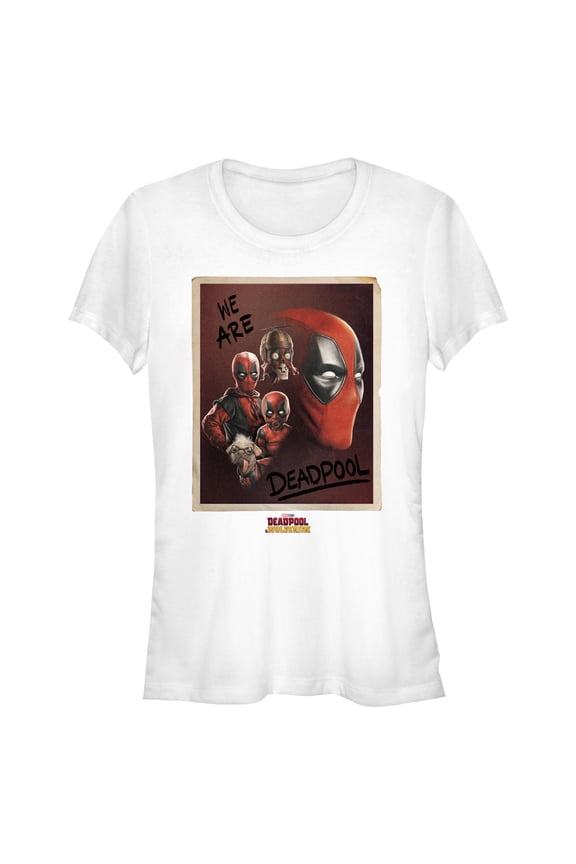 Junior's Marvel: Deadpool & Wolverine We Are Portrait Graphic T-Shirt