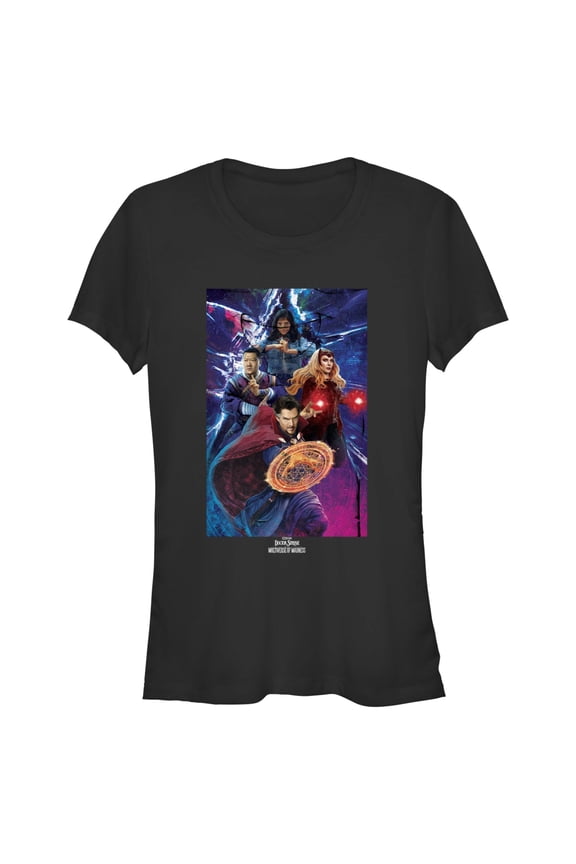 Junior's Marvel Doctor Strange Dr Strange Group Shot T-Shirt