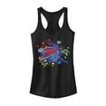 thumbnail image 1 of Junior's Marvel Doctor Strange Planets  Racerback Tank Top Black 2X Large, 1 of 4