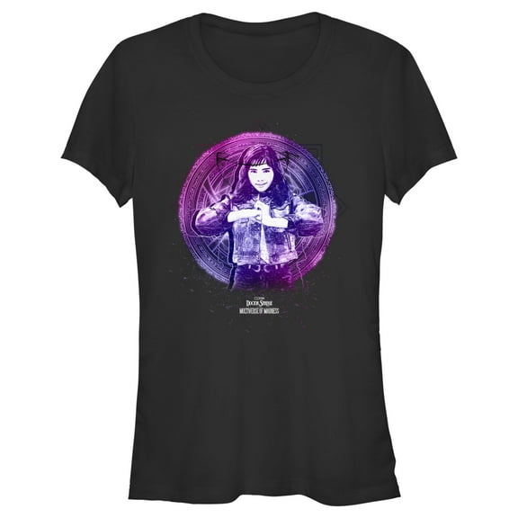Junior's Marvel Doctor Strange in the Multiverse of Madness Celestial America Chavez Graphic Tee Black 2X Large