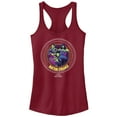 thumbnail image 1 of Junior's Marvel Doctor Strange in the Multiverse of Madness Character Logo  Racerback Tank Top Scarlet Small, 1 of 4