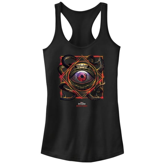 Junior's Marvel Doctor Strange in the Multiverse of Madness Gargantos Sealed Racerback Tank Top Black X Small