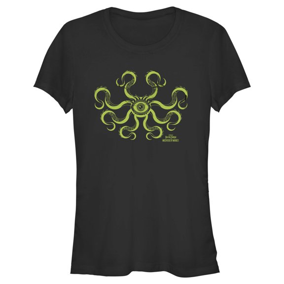 Junior's Marvel Doctor Strange in the Multiverse of Madness Green Gargantos Graphic Tee Black X Large