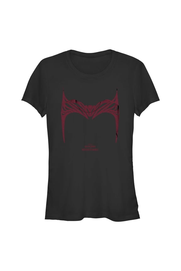 Junior's Marvel Doctor Strange in the Multiverse of Madness Helm of Wanda Graphic Tee Black Medium