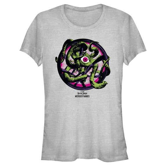 Junior's Marvel Doctor Strange in the Multiverse of Madness Sealed Gargantos Graphic Tee Athletic Heather Large
