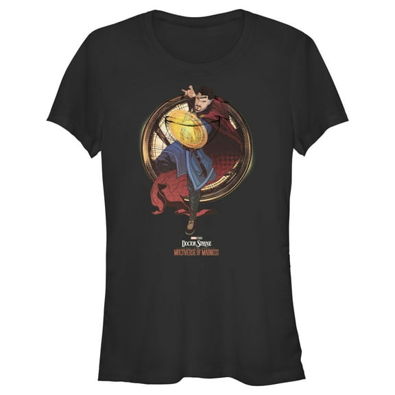 Junior's Marvel Doctor Strange in the Multiverse of Madness Solo Strange  Graphic Tee Black Small