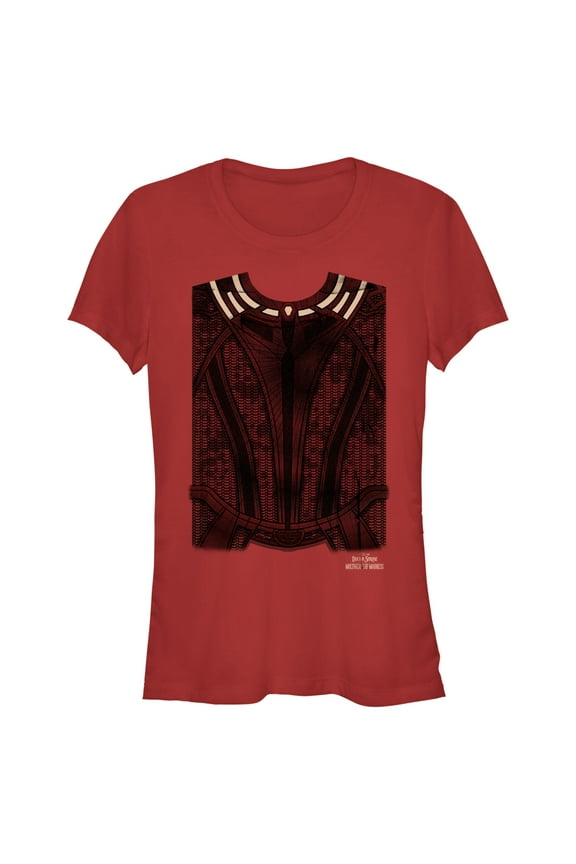 Junior's Marvel Doctor Strange in the Multiverse of Madness Wanda Costume Graphic Tee Red Large