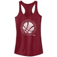 thumbnail image 1 of Junior's Marvel Doctor Strange in the Multiverse of Madness White Sanctum Sanctorum Logo  Racerback Tank Top Scarlet X Large, 1 of 4