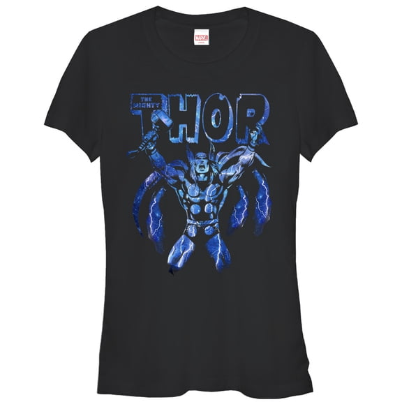 Junior's Marvel Electrifying Thor T-Shirt