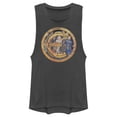 thumbnail image 1 of Junior's Marvel Eternals Group Gold Badge  Festival Muscle Graphic Tee Charcoal X Small, 1 of 4