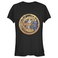 thumbnail image 1 of Junior's Marvel Eternals Group Gold Badge  Graphic Tee Black Medium, 1 of 3