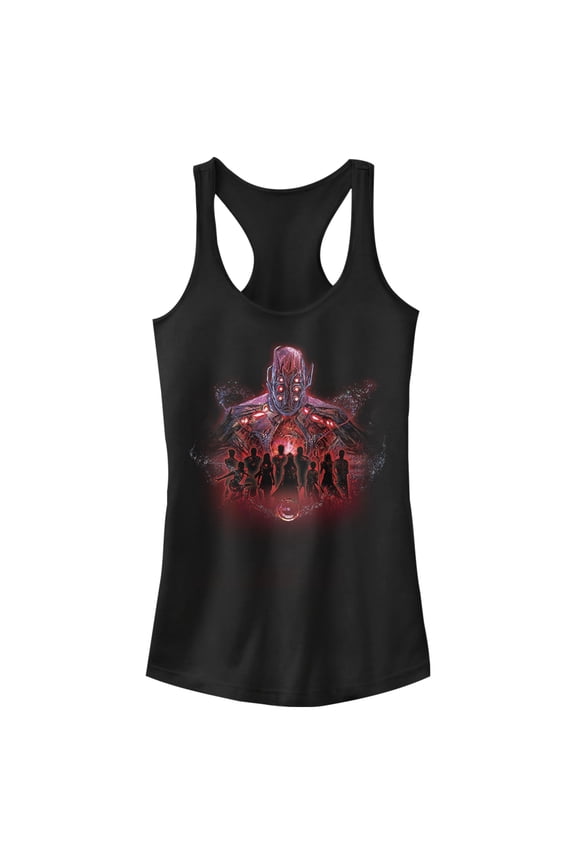Junior's Marvel Eternals Kro Group Racerback Tank Top Black Small