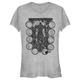 thumbnail image 1 of Junior's Marvel Eternals Kro Wood Stamp Circles  Graphic Tee Athletic Heather Medium, 1 of 3