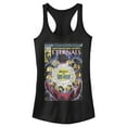 thumbnail image 1 of Junior's Marvel Eternals Retro Comic Book Cover Racerback Tank Top Black 2X Large, 1 of 5