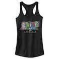 thumbnail image 1 of Junior's Marvel Eternals Silhouettes  Racerback Tank Top Black X Large, 1 of 5