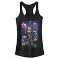 thumbnail image 1 of Junior's Marvel Guardians Of The Galaxy Groot Plants  Racerback Tank Top Black Medium, 1 of 4