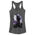 thumbnail image 1 of Junior's Marvel Hawkeye Bow and Arrow  Racerback Tank Top Charcoal Small, 1 of 4
