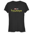 thumbnail image 1 of Junior's Marvel Hawkeye Logo  Graphic Tee Black Large, 1 of 3