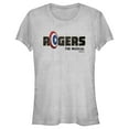 thumbnail image 1 of Junior's Marvel Hawkeye Rogers The Musical  Graphic Tee Athletic Heather Medium, 1 of 3