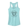 thumbnail image 1 of Junior's Marvel I Am Iron Man Love 3000 Racerback Tank Top Cancun X Large, 1 of 3