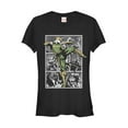 thumbnail image 1 of Junior's Marvel Iron Fist Rain Battle  Graphic Tee Black X Large, 1 of 2