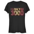 thumbnail image 1 of Junior's Marvel Iron Man Forever Love 3000 Graphic Tee Black Medium, 1 of 2
