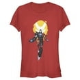 thumbnail image 1 of Junior's Marvel Iron Man Venom Symbol  Graphic Tee Red Large, 1 of 2
