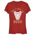 thumbnail image 1 of Junior's Marvel Mom I Love You 3000 Iron Man Arc Reactor  Graphic Tee Red 2X Large, 1 of 3