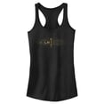 thumbnail image 1 of Junior's Marvel: Moon Knight Gold Bird Skull Logo  Racerback Tank Top Black Medium, 1 of 5