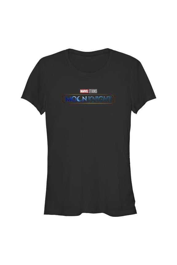 Junior's Marvel Moon Knight Logo  Graphic Tee Black X Large