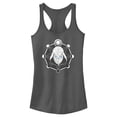 thumbnail image 1 of Junior's Marvel: Moon Knight Mask and Moon Phases  Racerback Tank Top Charcoal 2X Large, 1 of 4
