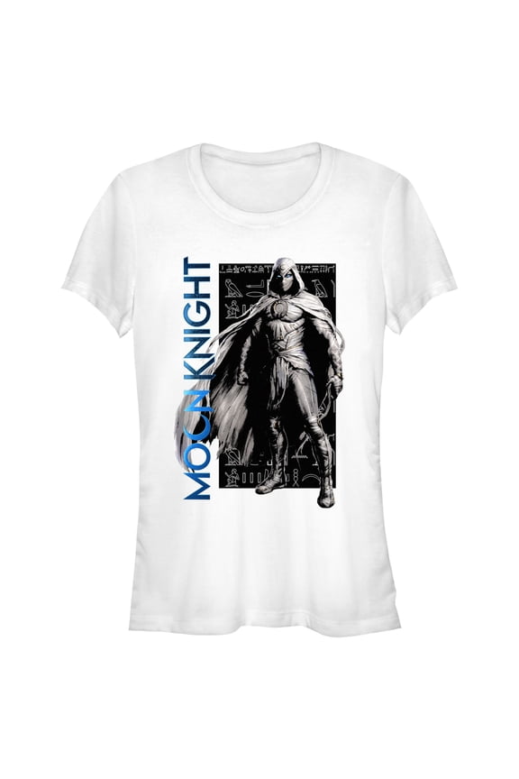 Junior's Marvel: Moon Knight Superhero Egyptian Protector  Graphic Tee White Large
