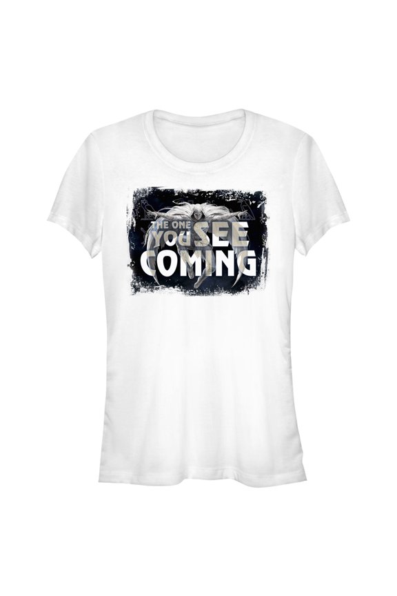 Junior's Marvel: Moon Knight The One You See Coming  Graphic Tee White 2X Large