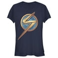 thumbnail image 1 of Junior's Marvel: Ms. Marvel Logo Icon Graphic Tee Navy Blue Medium, 1 of 3
